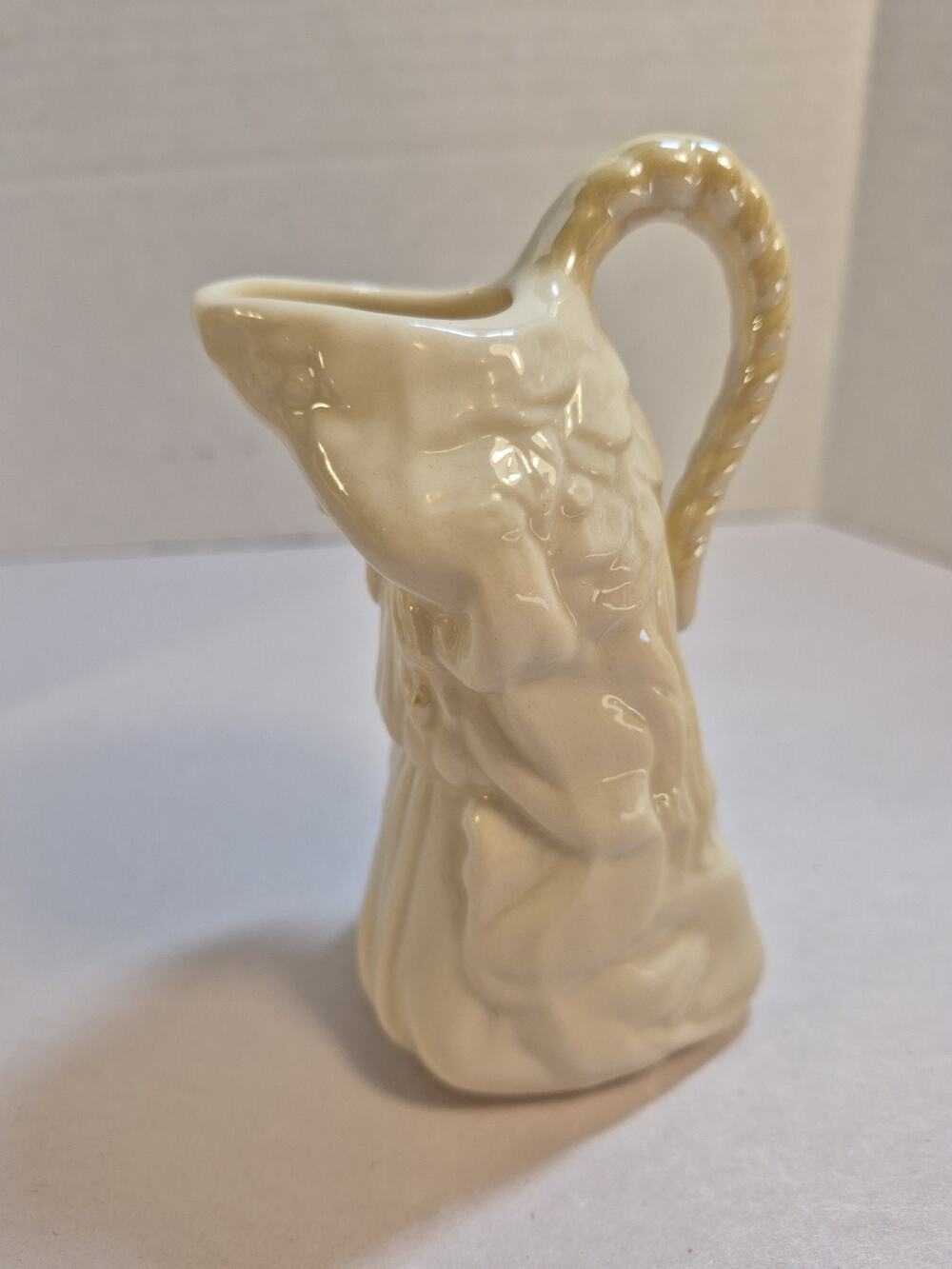 Belleek Ireland Undine Pitcher Creamer Maiden Figurine 6th GREEN Mark